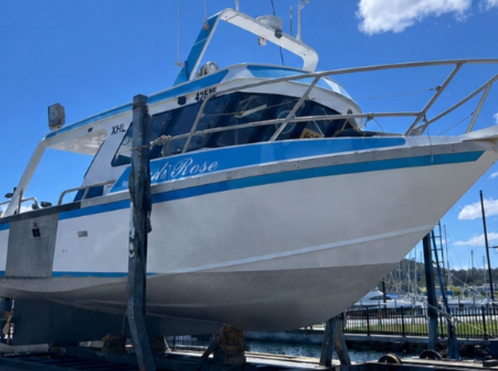 Marine sandblasting project